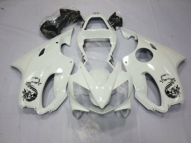 Drago Bianco 2001-2003 Honda CBR600 F4i Carene Moto