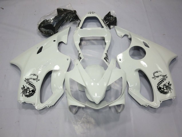 Drago Bianco 2001-2003 Honda CBR600 F4i Carene Moto Drago Bianco 2001-2003 Honda CBR600 F4i Carene Moto