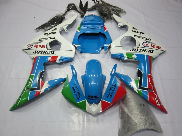 Dunlop Progettazione 2003-2004 Yamaha R6 Carene Moto Dunlop Progettazione 2003-2004 Yamaha R6 Carene Moto