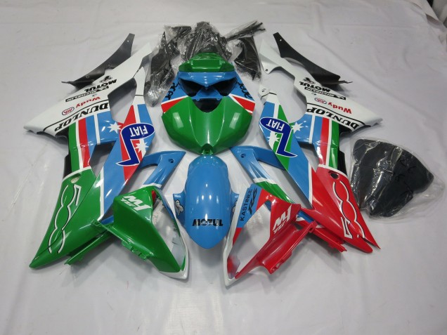 Dunlop Progettazione 2008-2016 Yamaha R6 Carene Moto Dunlop Progettazione 2008-2016 Yamaha R6 Carene Moto