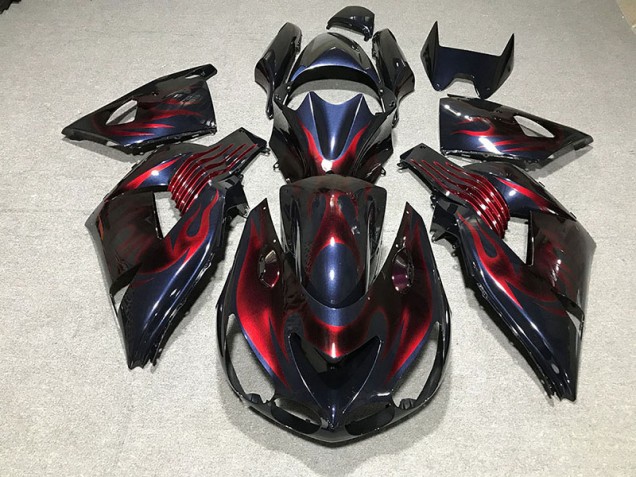 Fiamma 2006-2011 Kawasaki ZX14R Carene Moto Fiamma 2006-2011 Kawasaki ZX14R Carene Moto