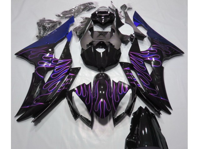 Fiamma Blu 2008-2016 Yamaha R6 Carene Moto Fiamma Blu 2008-2016 Yamaha R6 Carene Moto