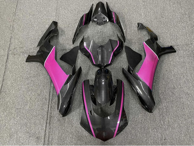Fibra Di Carbonio & Rosa 2015-2019 Yamaha R1 Carene Moto Fibra Di Carbonio & Rosa 2015-2019 Yamaha R1 Carene Moto