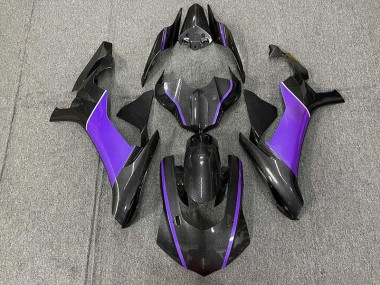 Fibra Di Carbonio & Viola 2015-2019 Yamaha R1 Carene Moto