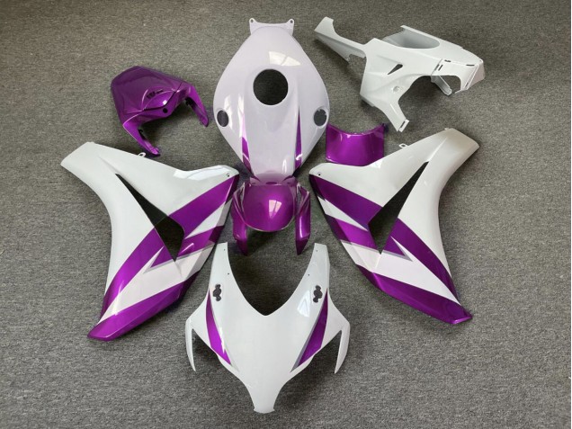 Finiture Bianche & Viola Lucide 2008-2011 Honda CBR1000RR Carene Moto Finiture Bianche & Viola Lucide 2008-2011 Honda CBR1000RR Carene Moto