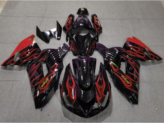 Flamme Rouge 2006-2011 Kawasaki ZX14R Carene Moto Flamme Rouge 2006-2011 Kawasaki ZX14R Carene Moto