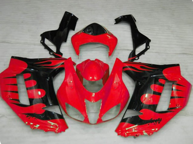 Flamme Rouge 2007-2008 Kawasaki ZX6R Carene Moto Flamme Rouge 2007-2008 Kawasaki ZX6R Carene Moto