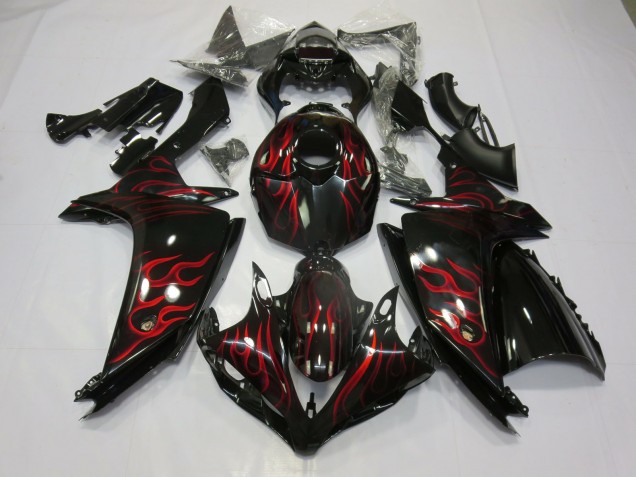 Flamme Rouge 2007-2008 Yamaha R1 Carene Moto