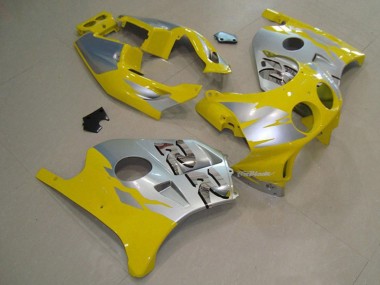 Giallo Argento 1990-1998 Honda CBR250RR Carene Moto