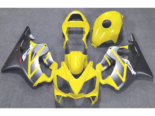 Giallo & Argento Opaco 2001-2003 Honda CBR600 F4i Carene Moto Giallo & Argento Opaco 2001-2003 Honda CBR600 F4i Carene Moto