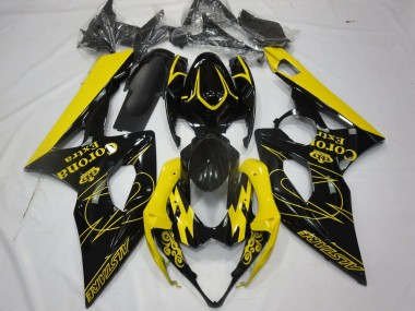 Giallo Corona 2005-2006 Suzuki GSXR 1000 Carene Moto