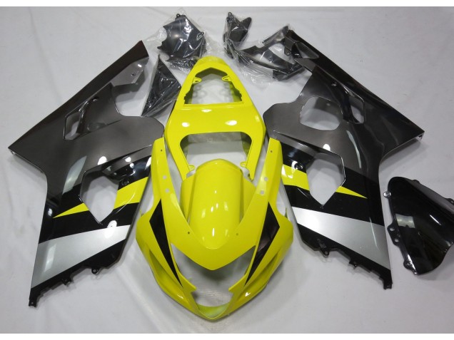 Giallo & Grigio 2004-2005 Suzuki GSXR 600-750 Carene Moto Giallo & Grigio 2004-2005 Suzuki GSXR 600-750 Carene Moto