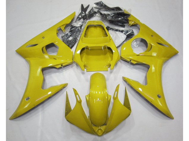 Giallo Lucido 2003-2004 Yamaha R6 Carene Moto Giallo Lucido 2003-2004 Yamaha R6 Carene Moto