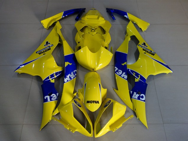 Giallo Lucido Camel 2008-2016 Yamaha R6 Carene Moto Giallo Lucido Camel 2008-2016 Yamaha R6 Carene Moto