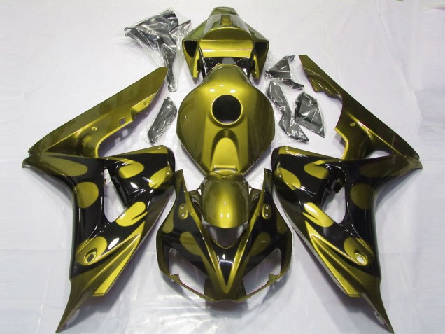Giallo Lucido & Nero 2006-2007 Honda CBR1000RR Carene Moto Giallo Lucido & Nero 2006-2007 Honda CBR1000RR Carene Moto