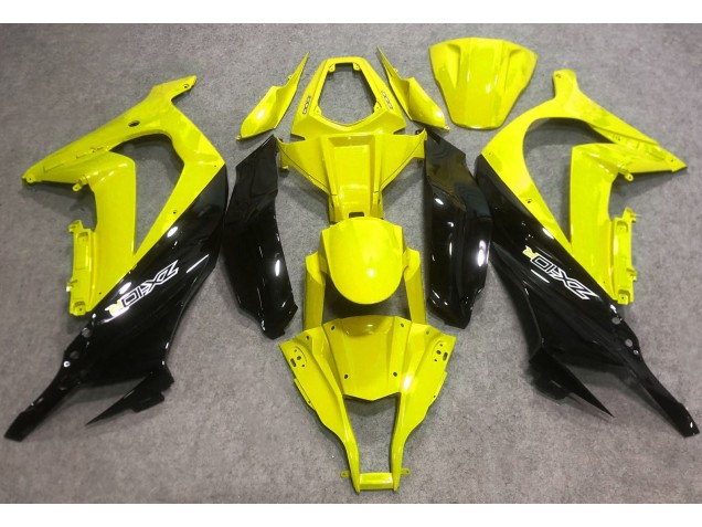 Giallo Lucido & Nero 2016-2019 Kawasaki ZX10R Carene Moto Giallo Lucido & Nero 2016-2019 Kawasaki ZX10R Carene Moto