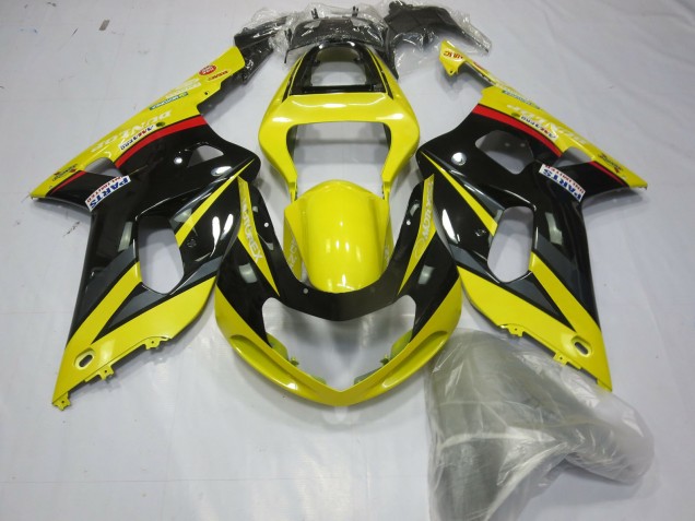 Giallo Nero & Grigio 2001-2003 Suzuki GSXR 600-750 Carene Moto Giallo Nero & Grigio 2001-2003 Suzuki GSXR 600-750 Carene Moto
