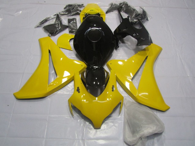 Giallo Trasparente & Nero 2008-2011 Honda CBR1000RR Carene Moto Giallo Trasparente & Nero 2008-2011 Honda CBR1000RR Carene Moto