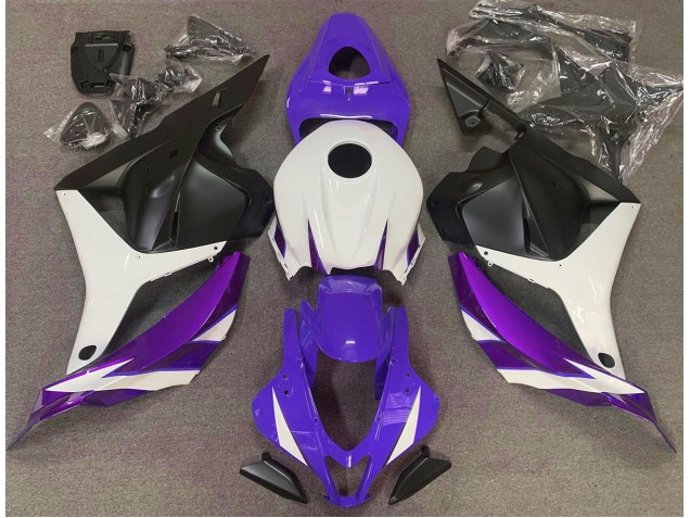 Gloss Viola Bianco & Viola 2009-2012 Honda CBR600RR Carene Moto Gloss Viola Bianco & Viola 2009-2012 Honda CBR600RR Carene Moto