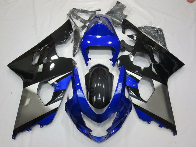 Grigio Blu & Nero 2004-2005 Suzuki GSXR 600-750 Carene Moto Grigio Blu & Nero 2004-2005 Suzuki GSXR 600-750 Carene Moto