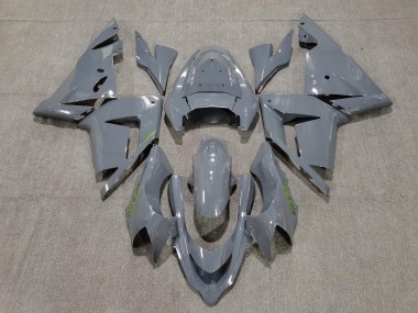 Grigio Lucido & Verde 2004-2005 Kawasaki ZX10R Carene Moto