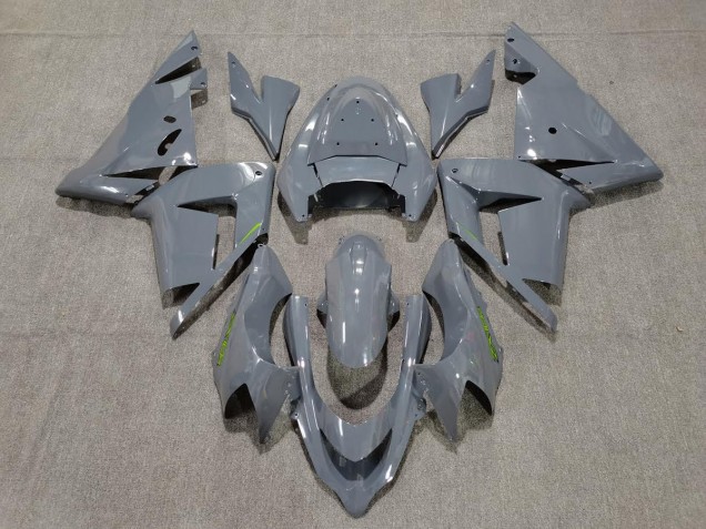 Grigio Lucido & Verde 2004-2005 Kawasaki ZX10R Carene Moto Grigio Lucido & Verde 2004-2005 Kawasaki ZX10R Carene Moto