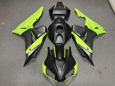 Grigio Opaco Nero & Verde 2006-2007 Honda CBR1000RR Carene Moto