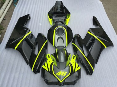 Gris Noir Et Haute Visibilité 2004-2005 Honda CBR1000RR Carene Moto