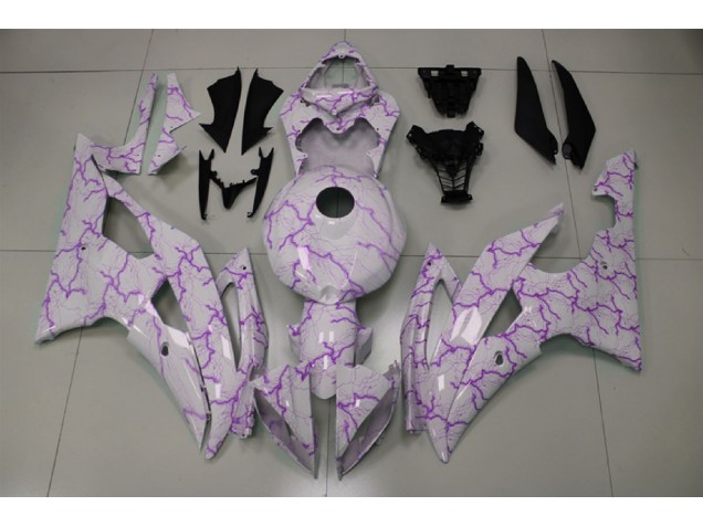 Illuminazione Viola 2008-2016 Yamaha R6 Carene Moto Illuminazione Viola 2008-2016 Yamaha R6 Carene Moto