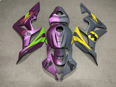 L'Uomo Pipistrello Contro Il Joker Matte 2007-2008 Honda CBR600RR Carene Moto
