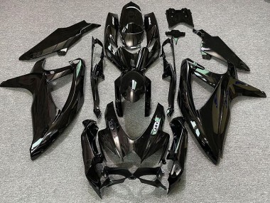 Loghi Lucidi In Bianco & Nero 2008-2010 Suzuki GSXR 600-750 Carene Moto