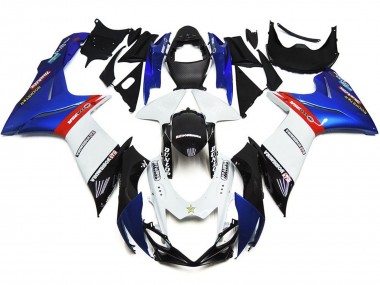 Loghi Personalizzati Con Blu & Rosso 2011-2024 Suzuki GSXR 600-750 Carene Moto