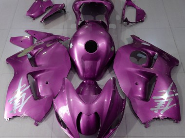 Logo Rosa Lucido & Argento 1997-2007 Suzuki GSXR 1300 Carene Moto