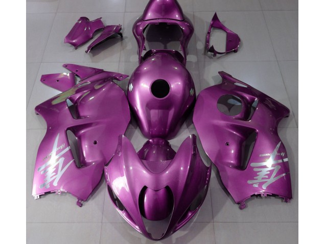 Logo Rosa Lucido & Argento 1997-2007 Suzuki GSXR 1300 Carene Moto Logo Rosa Lucido & Argento 1997-2007 Suzuki GSXR 1300 Carene Moto