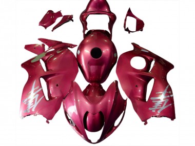 Logo Rosso Lucido & Argento 1997-2007 Suzuki GSXR 1300 Carene Moto