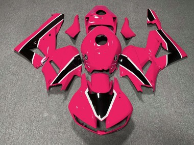 Lucentezza Rosa Brillante & Nero 2013-2023 Honda CBR600RR Carene Moto