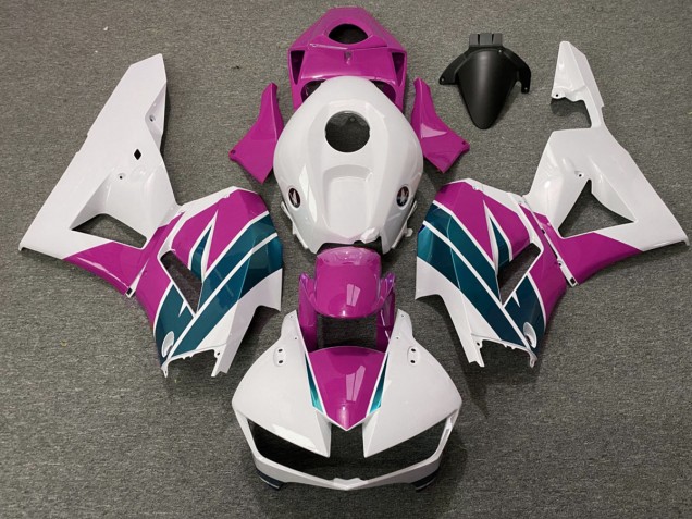 Lucentezza Rosa & Smeraldo 2013-2023 Honda CBR600RR Carene Moto Lucentezza Rosa & Smeraldo 2013-2023 Honda CBR600RR Carene Moto