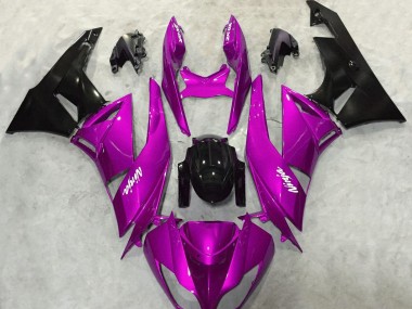 Lucentezza Rosa Vibrante 2009-2012 Kawasaki ZX6R Carene Moto