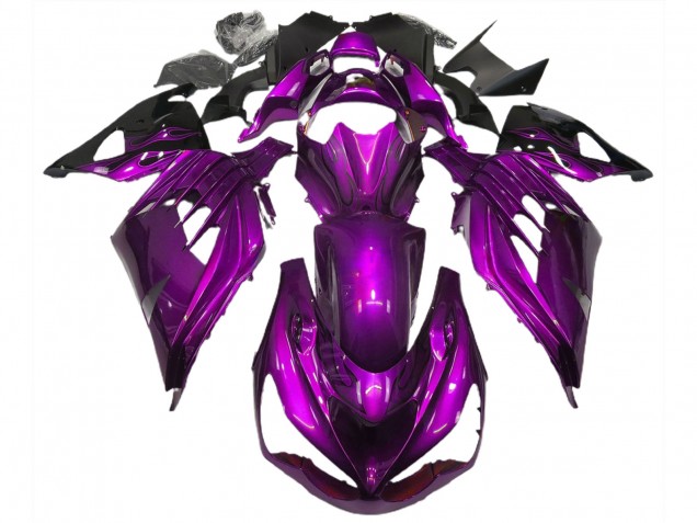 Lucentezza Viola Umore 2012-2021 Kawasaki ZX14R Carene Moto Lucentezza Viola Umore 2012-2021 Kawasaki ZX14R Carene Moto