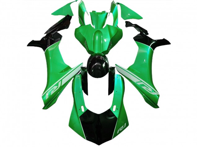 Lucertola Verde & Nera 2015-2019 Yamaha R1 Carene Moto Lucertola Verde & Nera 2015-2019 Yamaha R1 Carene Moto