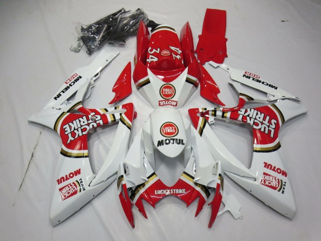 Lucky Strike 2006-2007 Suzuki GSXR 600-750 Carene Moto Lucky Strike 2006-2007 Suzuki GSXR 600-750 Carene Moto