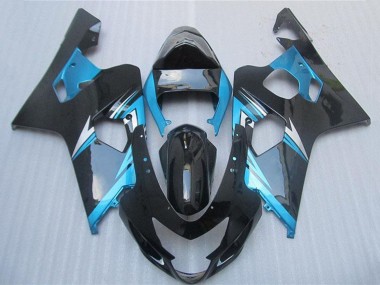 Carena Moto Suzuki GSXR 600/750 2004-2005 - Blu Bianco Nero