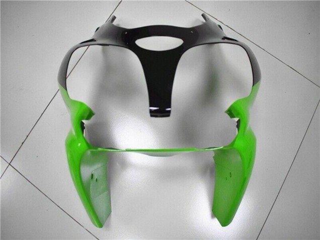 Kit Carena Moto Kawasaki ZX6R 2000-2002 - Verde Bianco Nero
