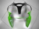Kit Carena Moto Kawasaki ZX6R 2000-2002 - Verde Bianco Nero