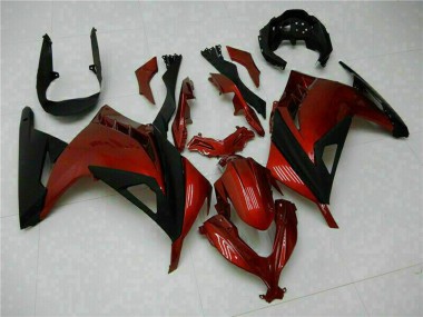Carena Moto Kawasaki Ninja 300 EX300R 2013-2024 - Rosso Nero