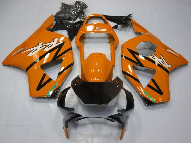 Carene Moto Honda CBR954RR 2002-2003 - Arancia Nero Lucido
