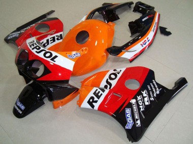 Carene Moto Honda CBR250RR 1990-1998 - Arancia Bianco Rosso Nero Lucido Classic Repsol