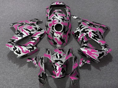 Carene Moto Honda VFR 800 2002-2013 - Rosa Camouflage
