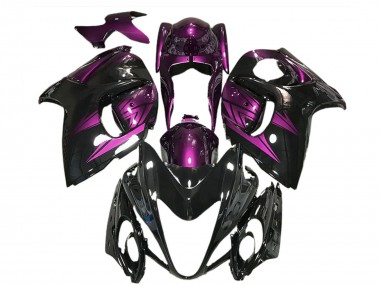 Carene Moto Suzuki GSXR 1300 2008-2020 - Nero Lucido Viola Profondo