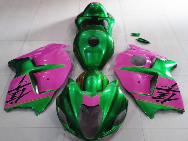 Carene Moto Suzuki GSXR 1300 1996-2007 - Lucido Verde Rosa